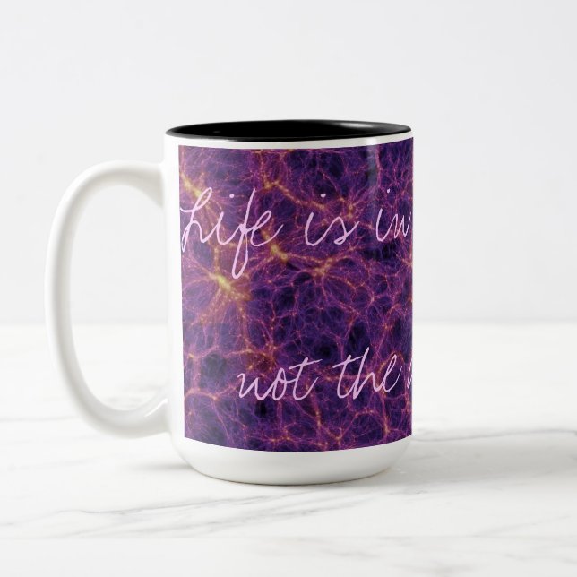 Taza Bicolor Desconocido del destino (Izquierda)