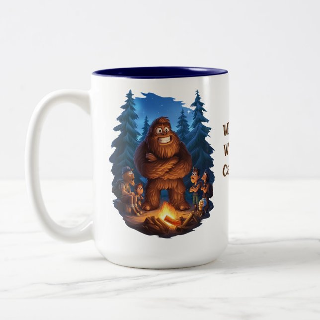 Taza Bicolor Descubrir Sasquatch (Izquierda)