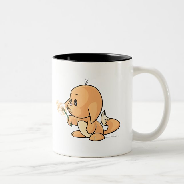 Taza Bicolor Desear Kacheek anaranjado (Derecha)