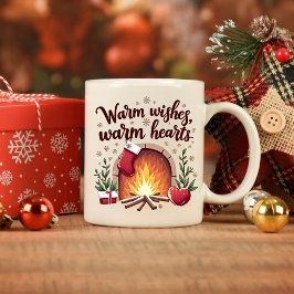 Taza Bicolor Deseos cálidos, Navidades cálidos