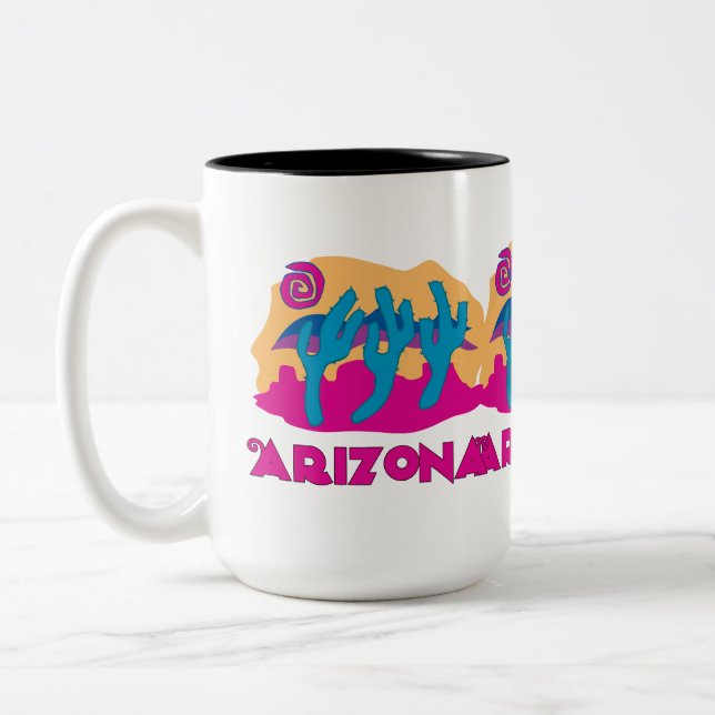 Taza Bicolor Desierto de AZ (Izquierda)