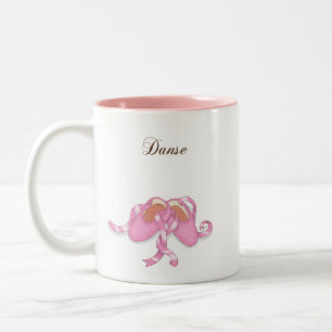 Taza Bicolor Deslizadores del ballet de "Danse"
