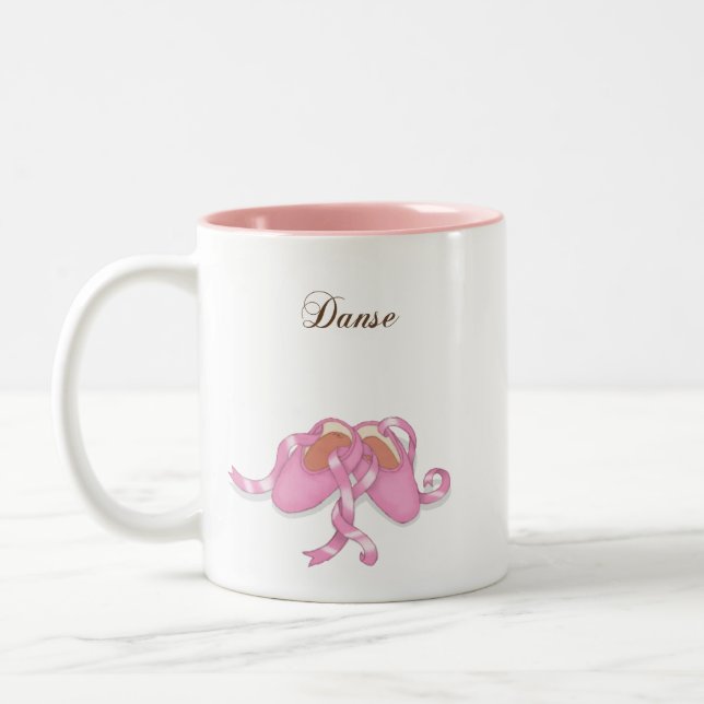 Taza Bicolor Deslizadores del ballet de "Danse" (Izquierda)