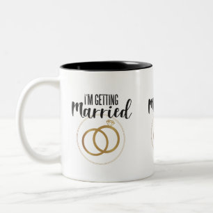 Taza Bicolor Despedida de soltera, Me voy a casar