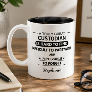 Taza Bicolor Despedida Personalizada para Custodio