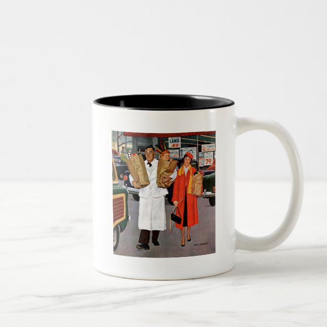 Taza Bicolor Despido lleno de problemas (Derecha)