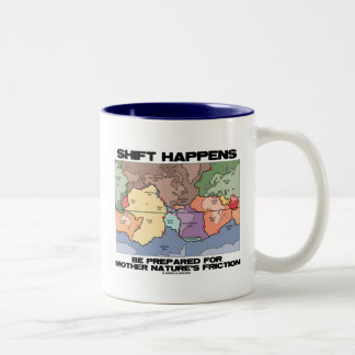Taza Bicolor Desplace sucede se prepare para la madre