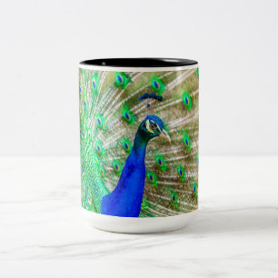Taza Bicolor Desplome de pavo real