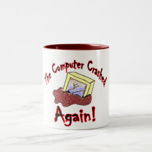 Taza Bicolor Desplome del ordenador