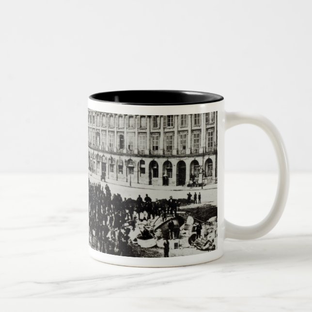 Taza Bicolor Destrucción de la columna de Vendome (Derecha)