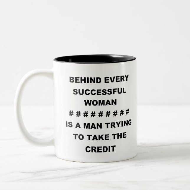 TAZA BICOLOR DETÁS DE CADA MUJER EXITOSA (Izquierda)