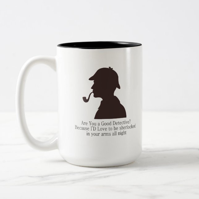 Taza Bicolor detective (Izquierda)