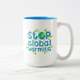 Taza Bicolor Detener el calentamiento global