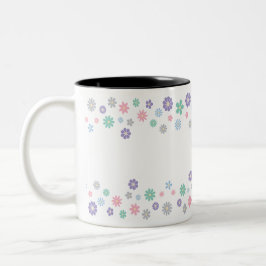 Taza Bicolor Devoción floral (lineal)