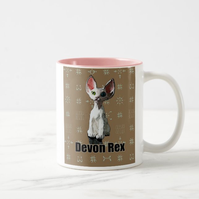 Taza Bicolor Devon blanco Rex (Derecha)