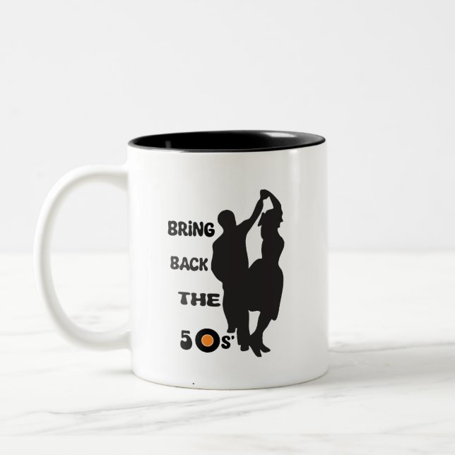 Taza Bicolor Devuélvannos el café de los años 50 (Izquierda)