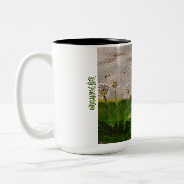Taza Bicolor DG Paintings Dandelion Field (Izquierda)