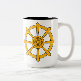 Taza Bicolor Dharma Wheel