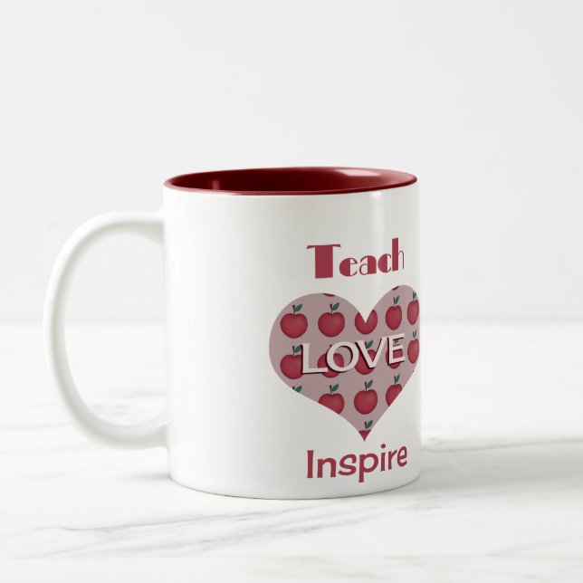 Taza Bicolor Día de aprecio del profesor (Izquierda)
