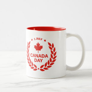 Taza Bicolor Día de Canadá /1 de julio
