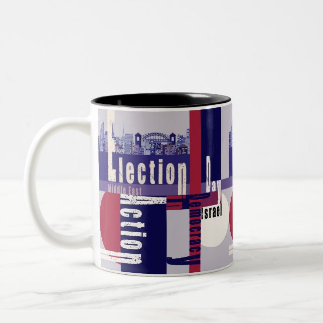 Taza Bicolor Día de Elecciones (Izquierda)