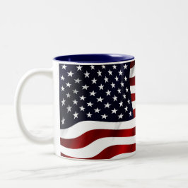 Taza Bicolor Día de la Independencia Patriótica de la Bandera d
