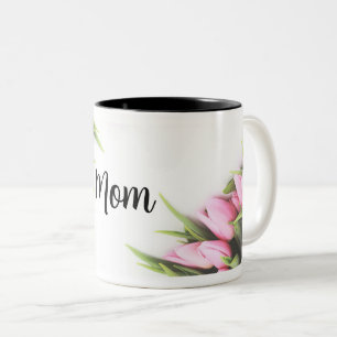 Taza Bicolor Día de la madre de Tulips