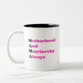 Taza Bicolor Día de la Madre Mama Feminista Maternidad y Matria