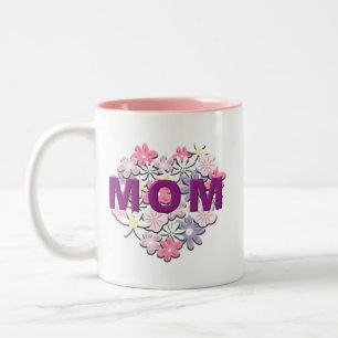 Taza Bicolor Día de la Madre para Madre, Mamá, Mami