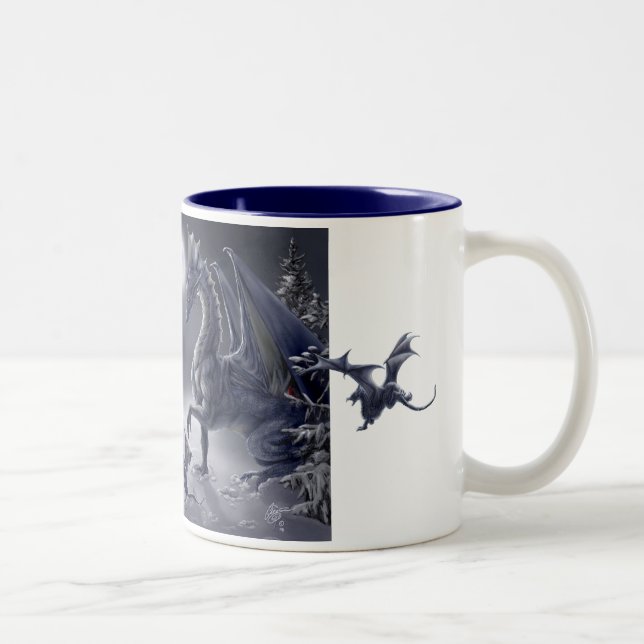 Taza Bicolor Día de la nieve (Derecha)
