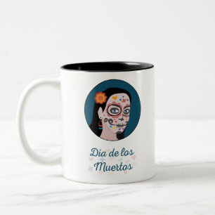 Taza Bicolor Día de los Muertos