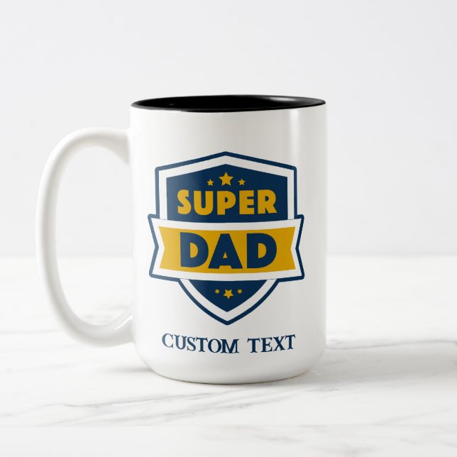 TAZA BICOLOR DÍA DE LOS PADRES PERSONALIZADOS MUGS (Izquierda)