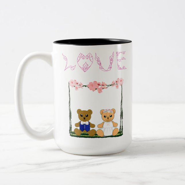 Taza Bicolor Día de San Valentín de Mug (Izquierda)