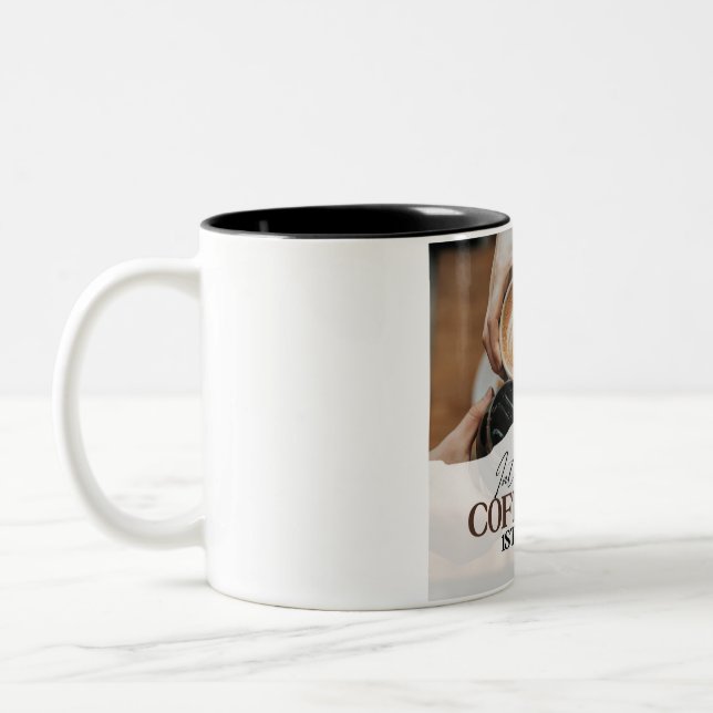 Taza Bicolor Día Internacional del Café+ (Izquierda)