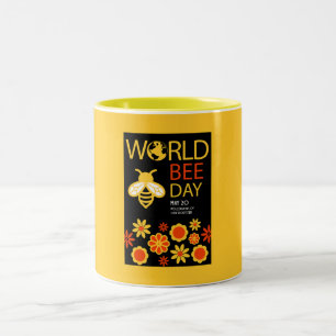Taza Bicolor Día Mundial de la Miel 20 de Mayo