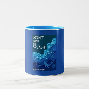 Taza Bicolor Día Mundial del Océano