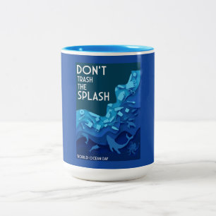 Taza Bicolor Día Mundial del Océano