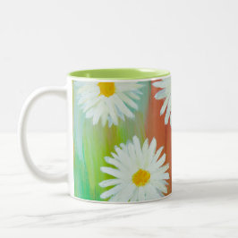 Taza Bicolor Día perezoso de la margarita