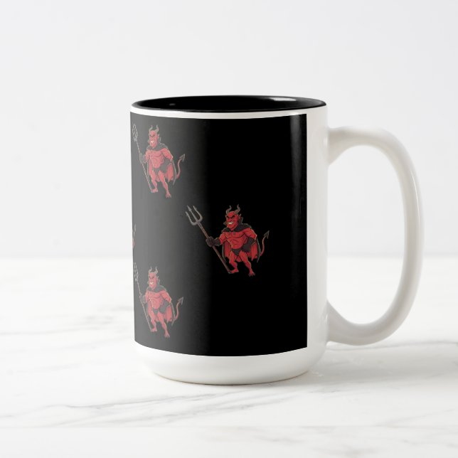 Taza Bicolor Diablo Rojo (Derecha)