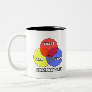 Taza Bicolor Diagrama de Venn.. Hematólogos