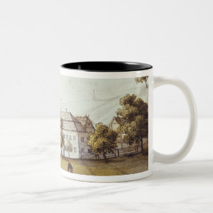 Taza Bicolor Diagrama en la montaña de Tempelhof, Berlín