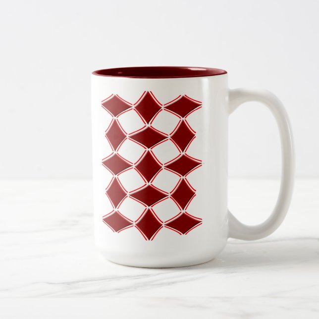 Taza Bicolor Diamantes (Derecha)