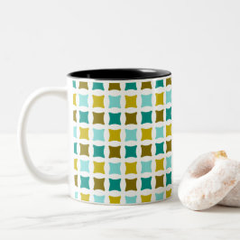 Taza Bicolor Diamantes de Playa