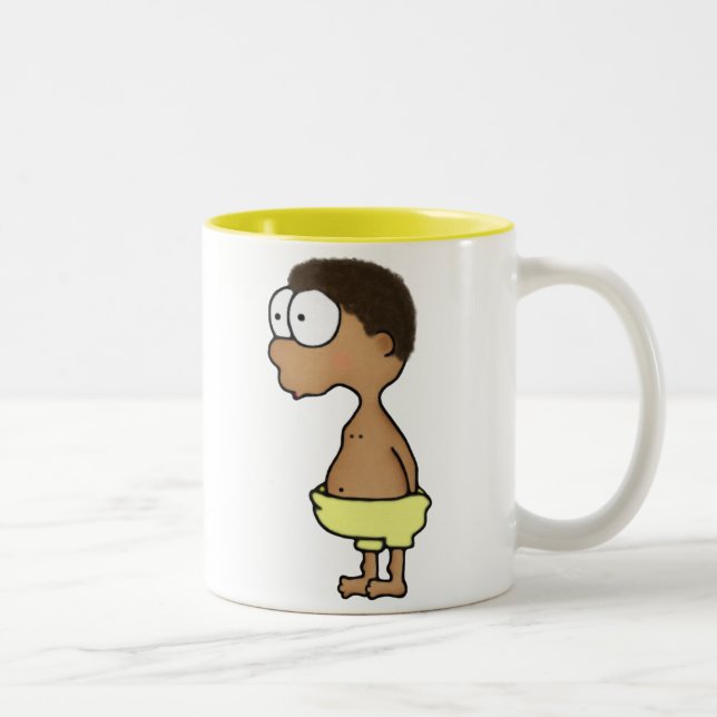 Taza Bicolor Diaper Boy (Derecha)