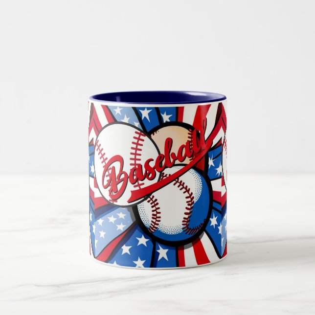 Taza Bicolor Días de béisbol (Centro)