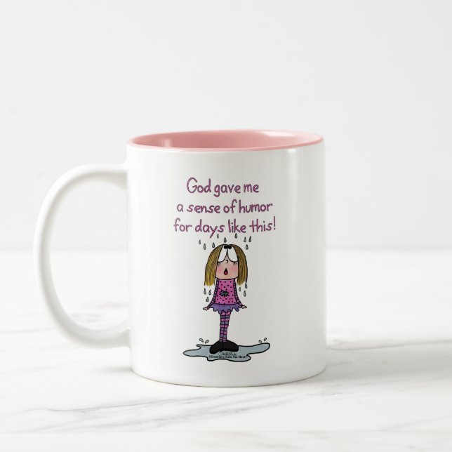 Taza Bicolor Días lluviosos (Izquierda)