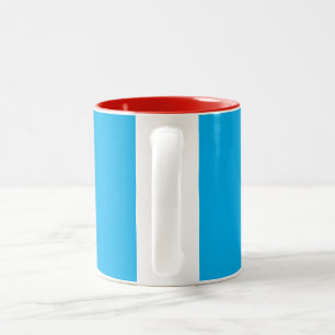 Taza Bicolor Dibujo arquitectónico colorido