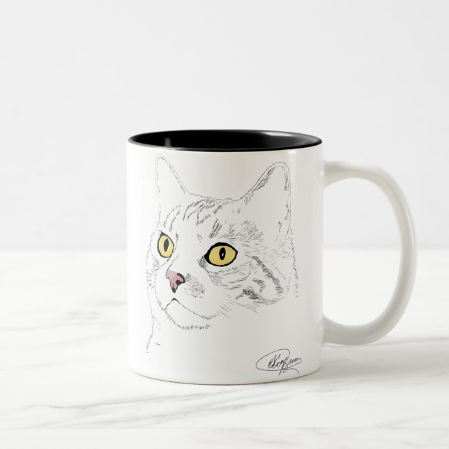 Taza Bicolor Dibujo de Kramer (Derecha)