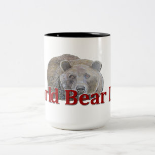Taza Bicolor Dibujo de la tipografía roja conmemoración del D