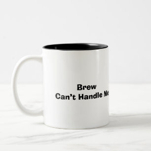 Taza Bicolor Dicho Divertido La Cerveza Moderna No Puede conmig